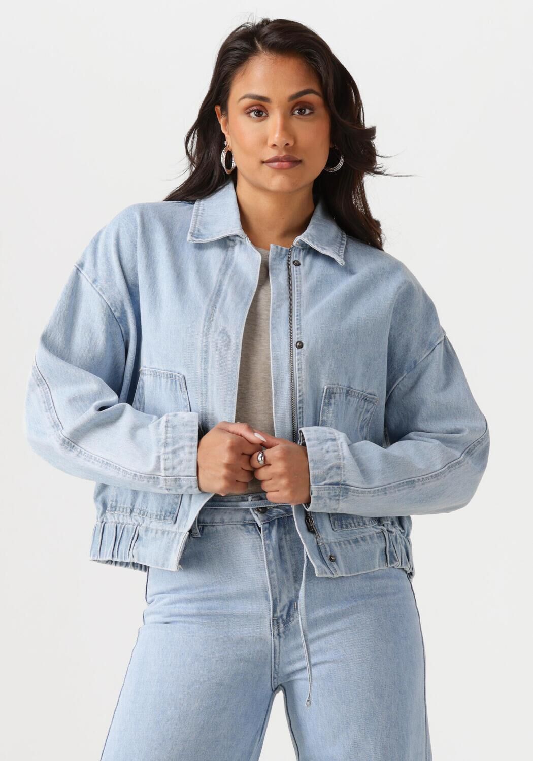 MOVES Dames Jassen Sikorie Jacket 4283 Lichtblauw