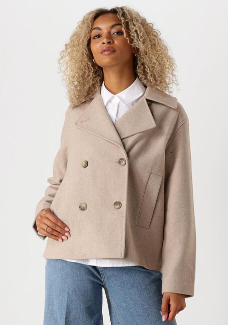 Zand SELECTED FEMME Mantel SLFALMA SHORT WOOL JACKET - large