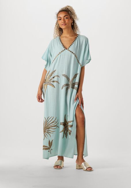 Lichtblauwe WILD Maxi jurk ANNIE - large