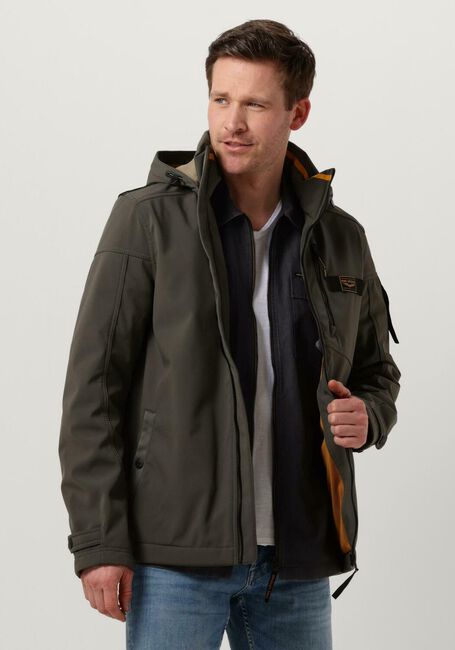 Grijze PME LEGEND Jack SEMI LONG JACKET SUCCESSOR 2.0 SOFT SHELL - large