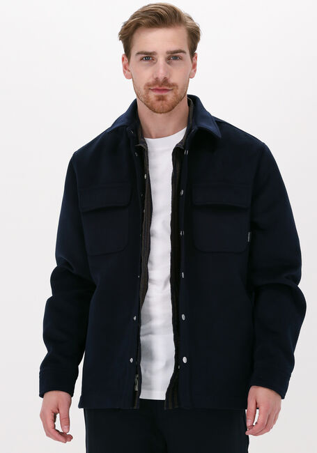 Blauwe COLOURFUL REBEL Jack JACK BONDED OVERSHIRT - large