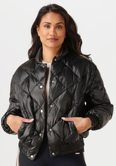 Zwarte DEBLON SPORTS Gewatteerde jas SCARLET - large