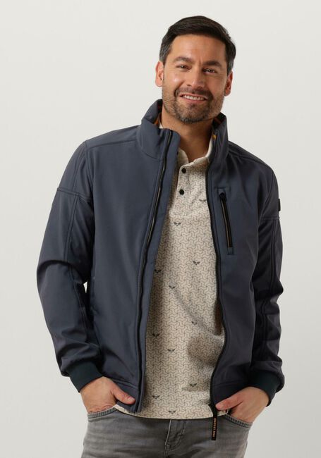 Blauwe PME LEGEND Jack BOMBER JACKET SKYGLIDER 3.0 SOFTSHELL - large