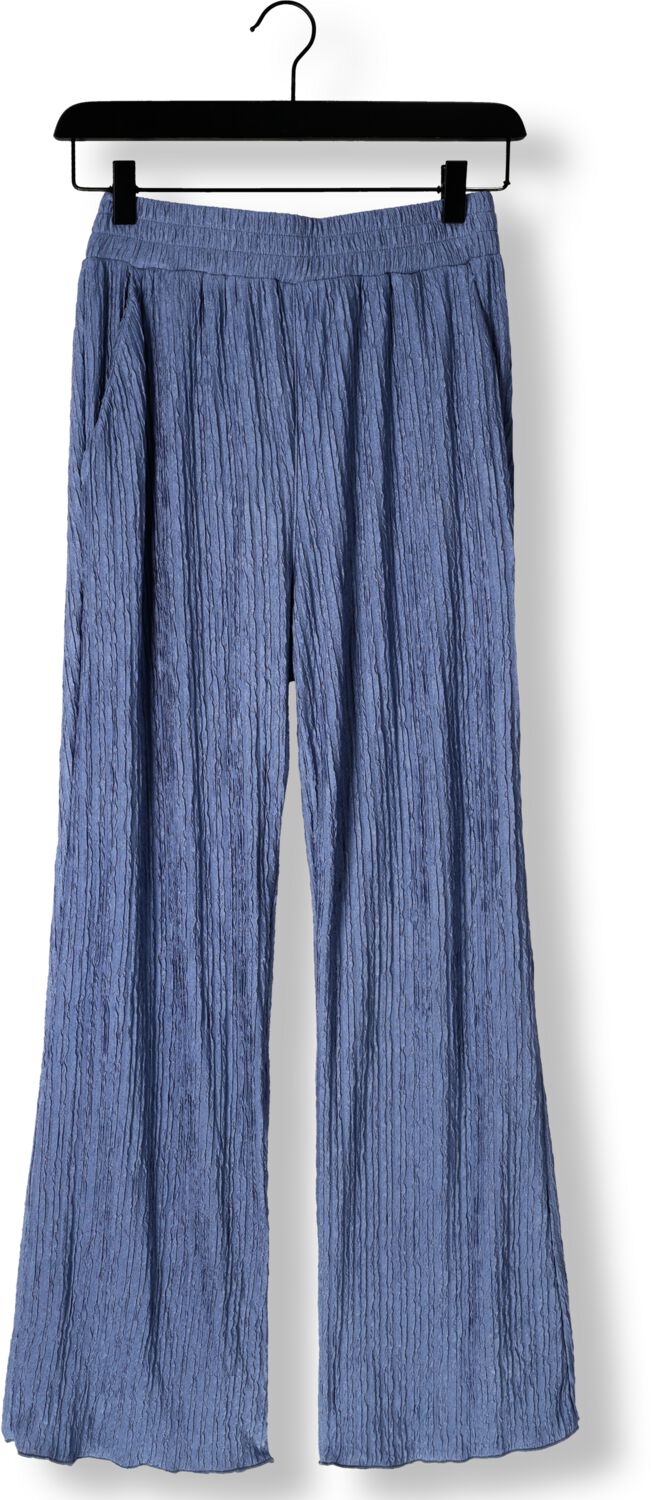 COLOURFUL REBEL Dames Broeken Melody Structure Straight Pants Blauw