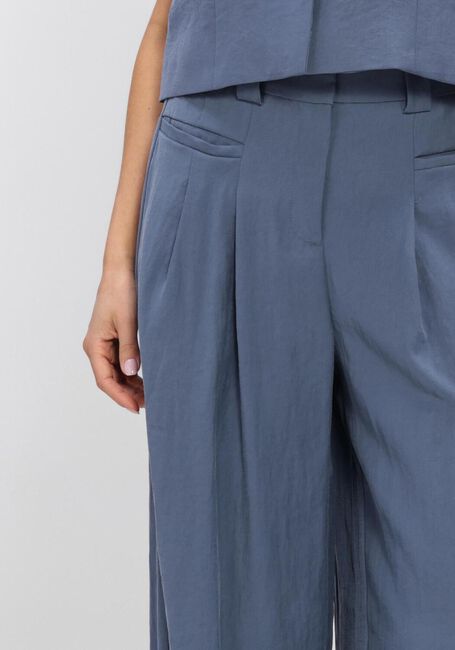 Blauwe MSCH COPENHAGEN Wijde broek MSCHFRODE HW PANTS - large