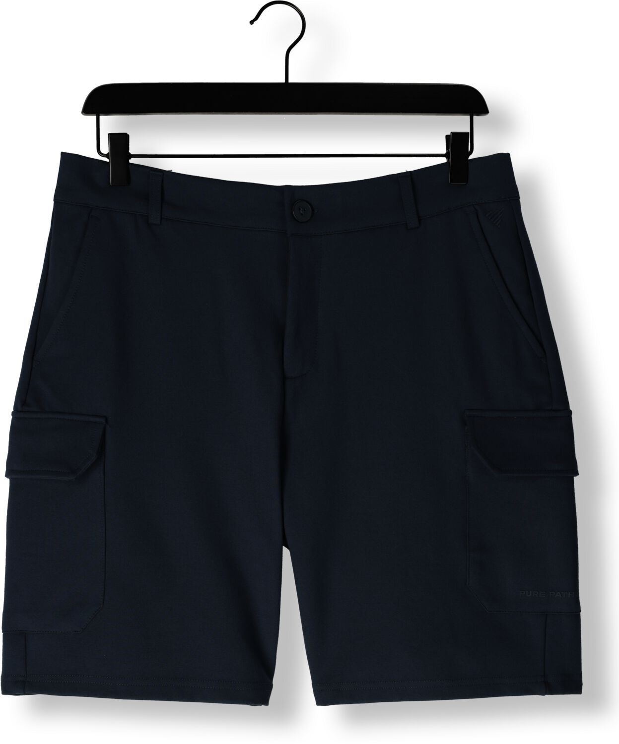 PURE PATH Heren Broeken Punta Cargo Shorts Donkerblauw