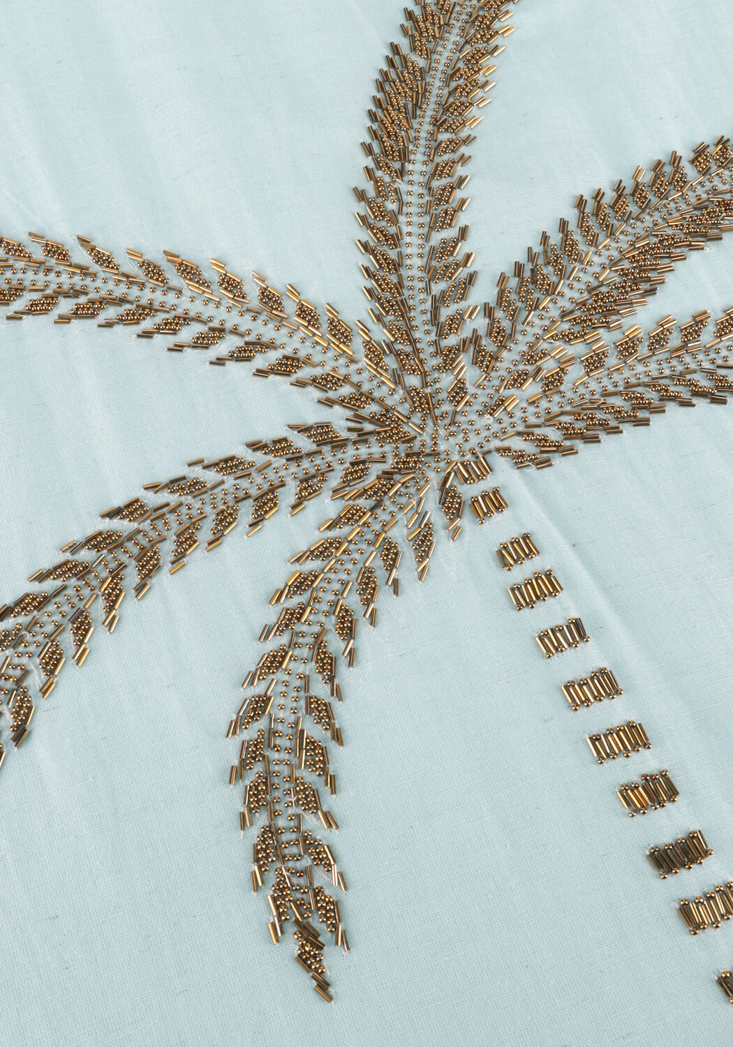 Lichtblauwe WILD Maxi jurk ANNIE - large