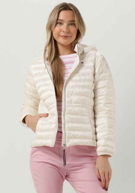 Ecru TOMMY HILFIGER Gewatteerde jas FEMININE LW DOWN JACKET - large