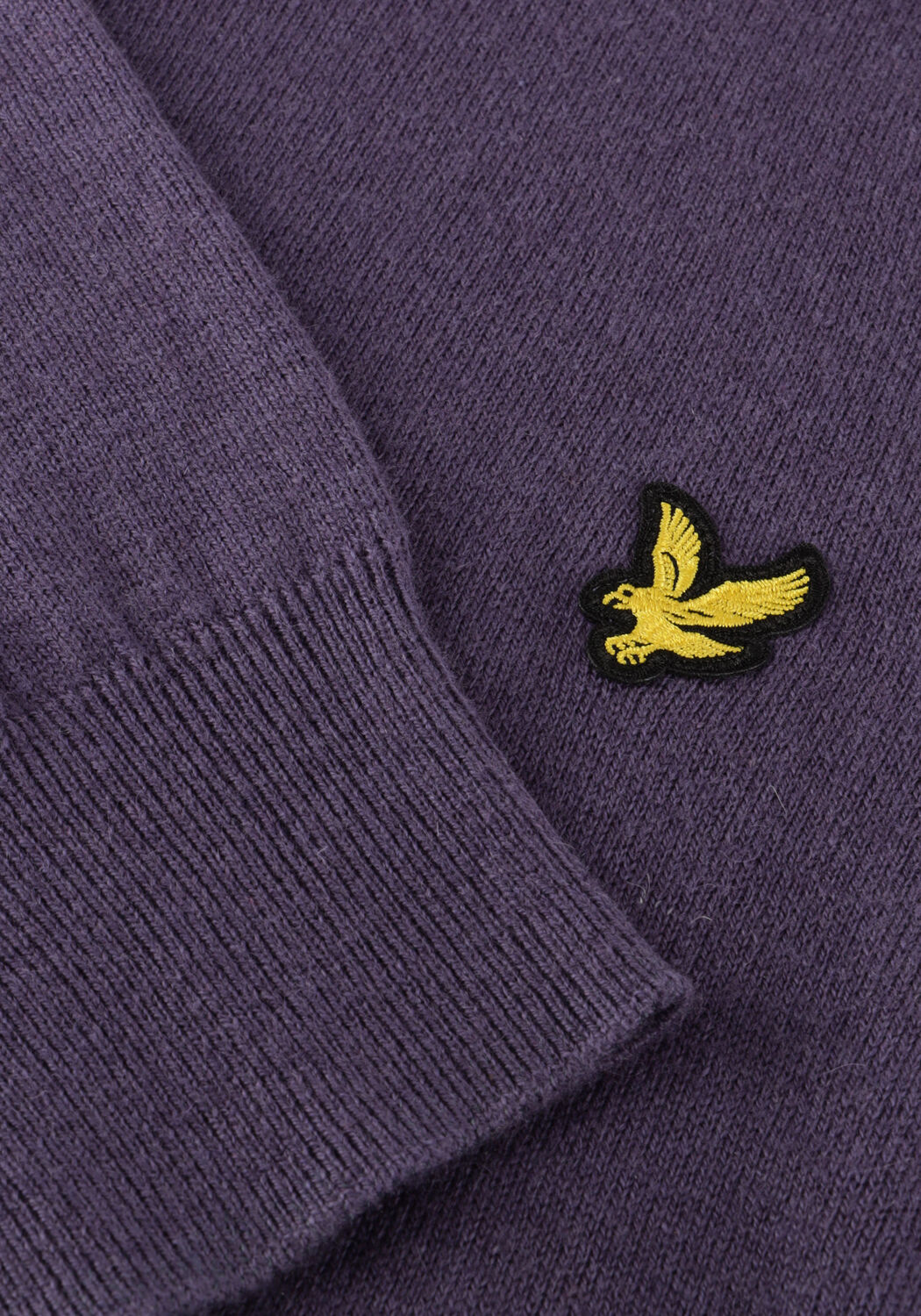 Paarse LYLE & SCOTT Trui COTTON MERINO CREW NECK JUMPER - large