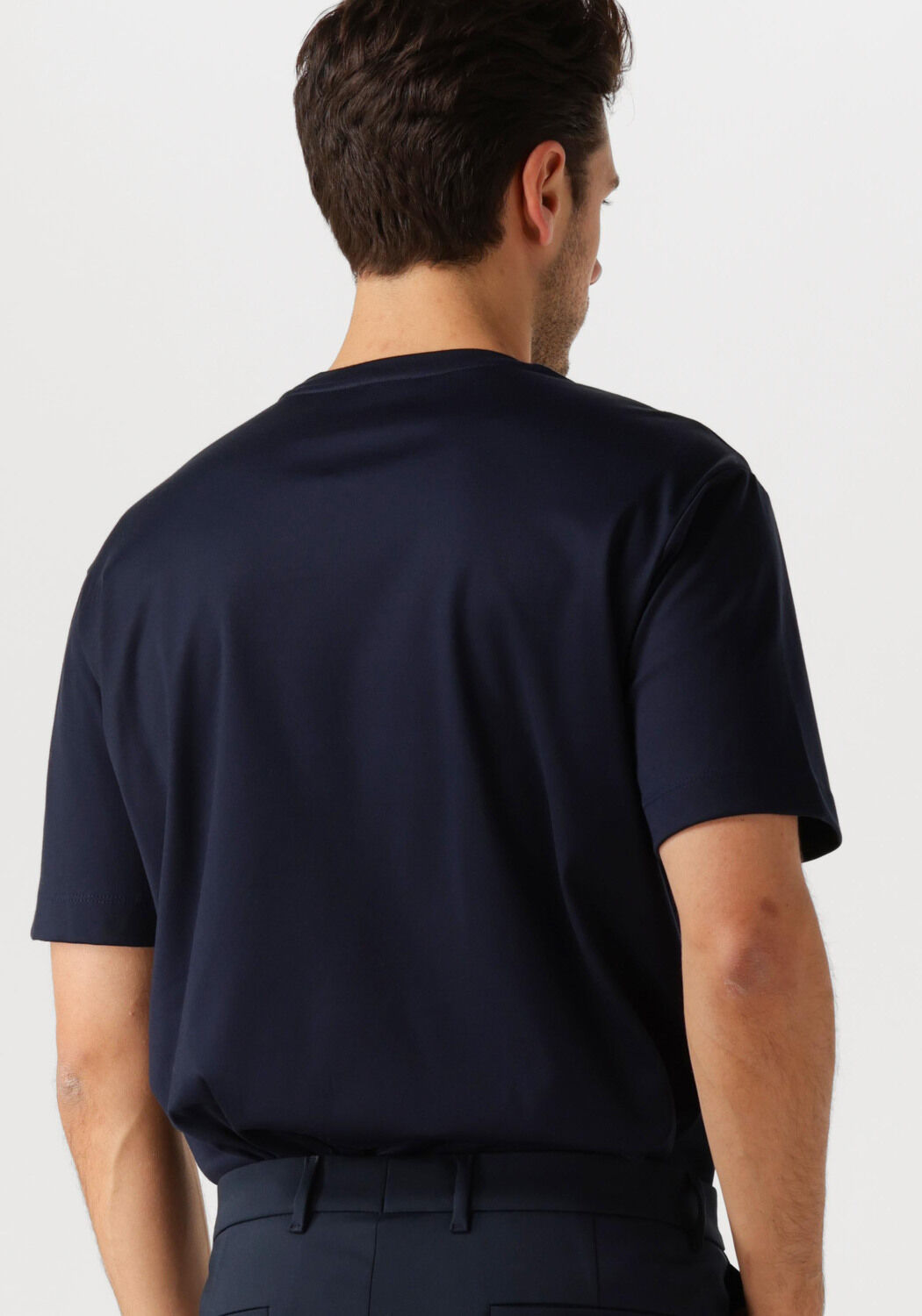 DESOTO LUXURY Heren Polo's & T-shirts Luxury Two Ply T-shirt 1 2 Blauw