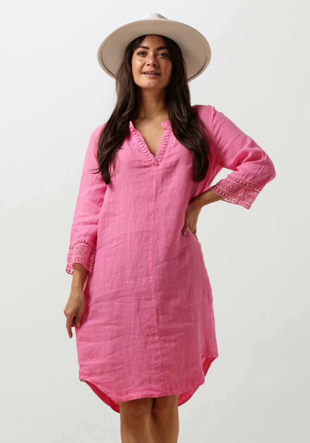 roze nukus mini jurk carol dress