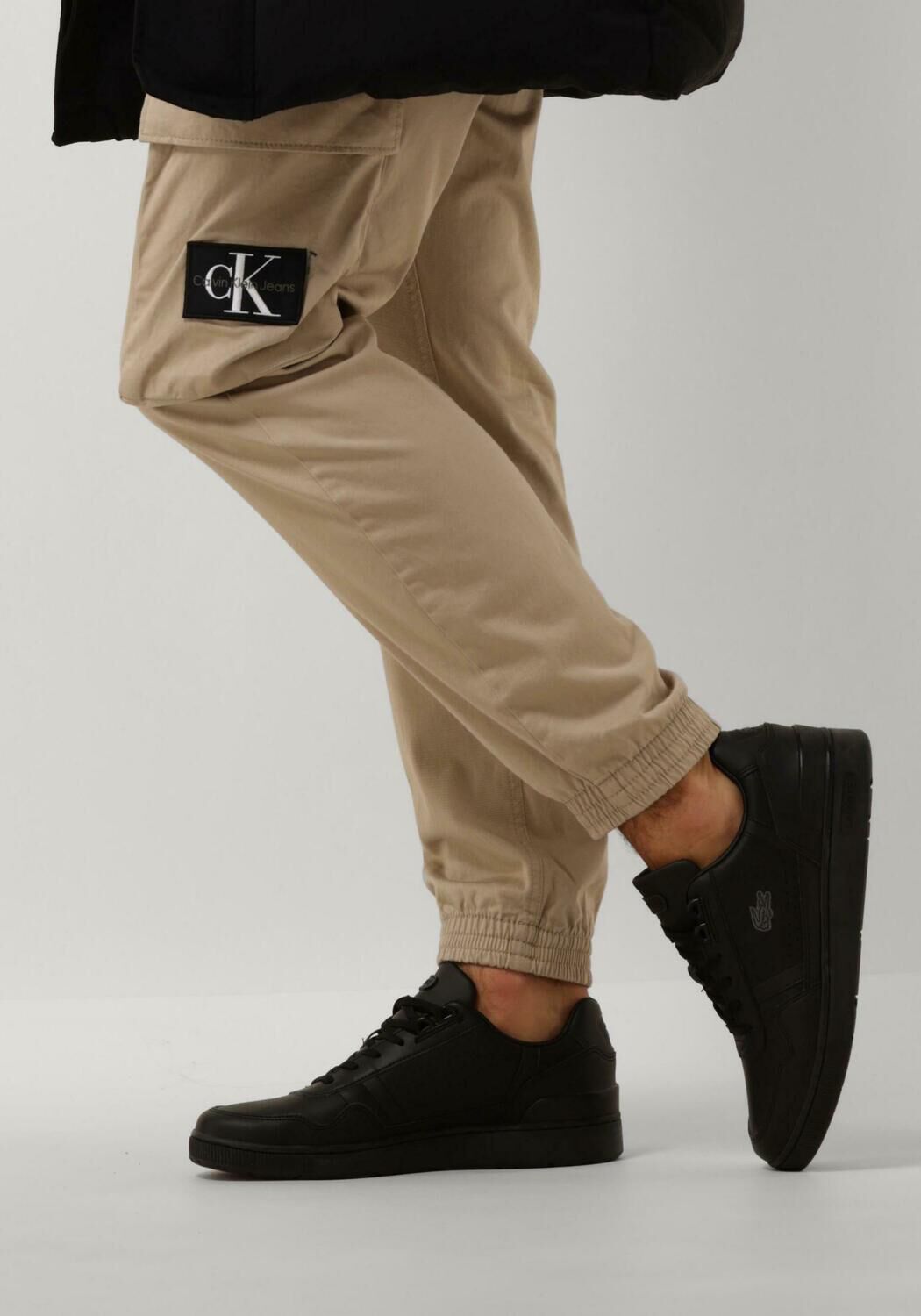 Zwarte LACOSTE Lage sneakers T-CLIP MEN - large