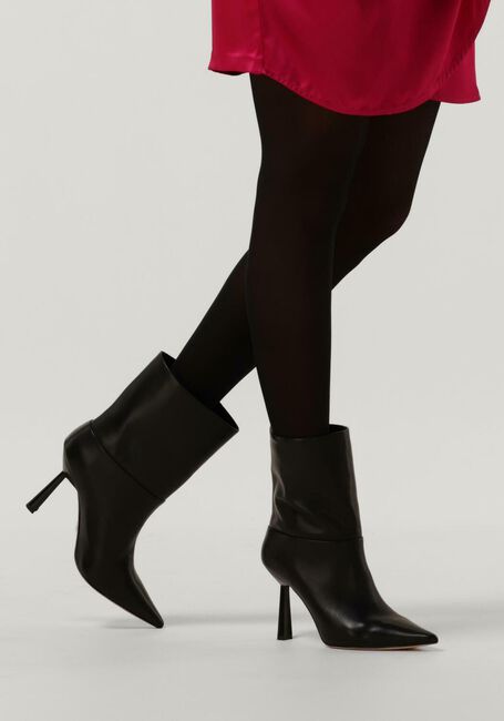 Zwarte LOLA CRUZ Enkellaarsjes 018B10BK - large