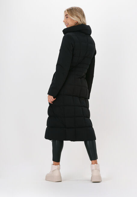 Zwarte BEAUMONT Gewatteerde jas BI STRETCH LONG COAT - large