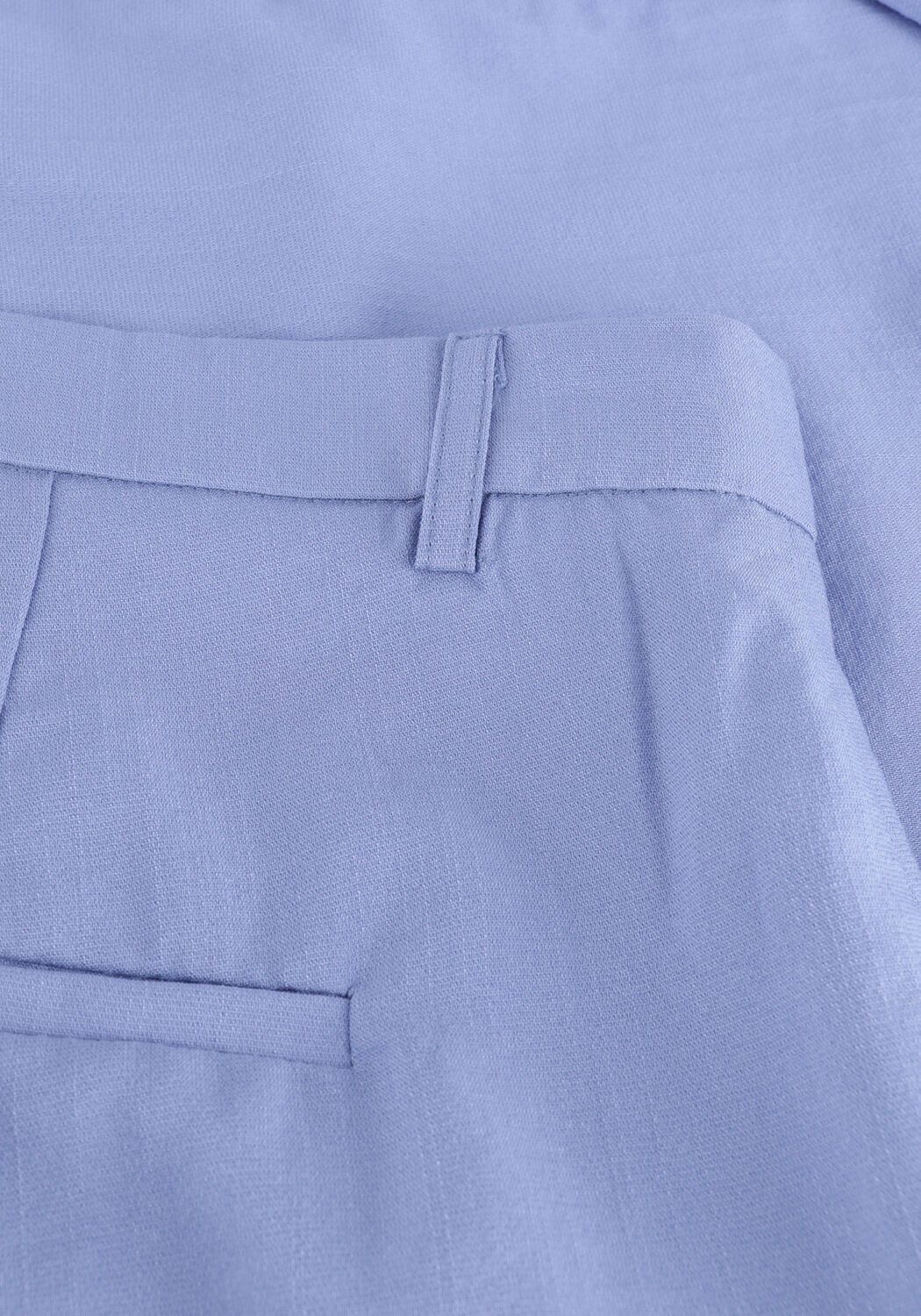 Lichtblauwe NEO NOIR Pantalon ALICE LIGHT PANT - large