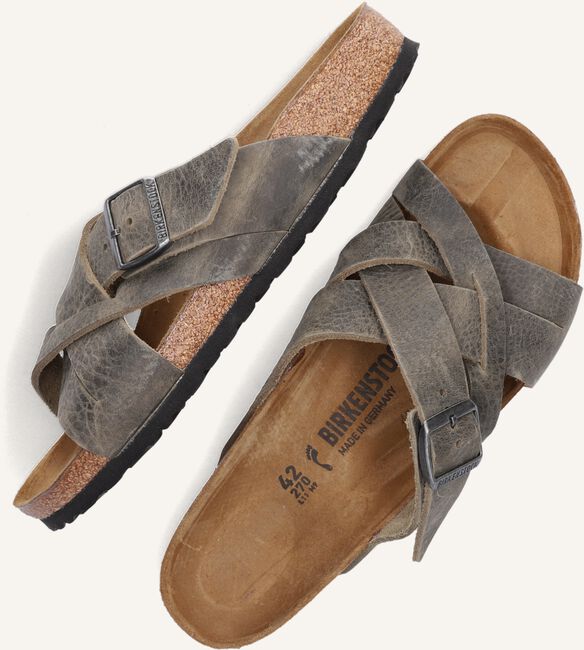 Groene BIRKENSTOCK Slippers LUGANO HEREN Groene BIRKENSTOCK Slippers LUGANO HEREN - large
