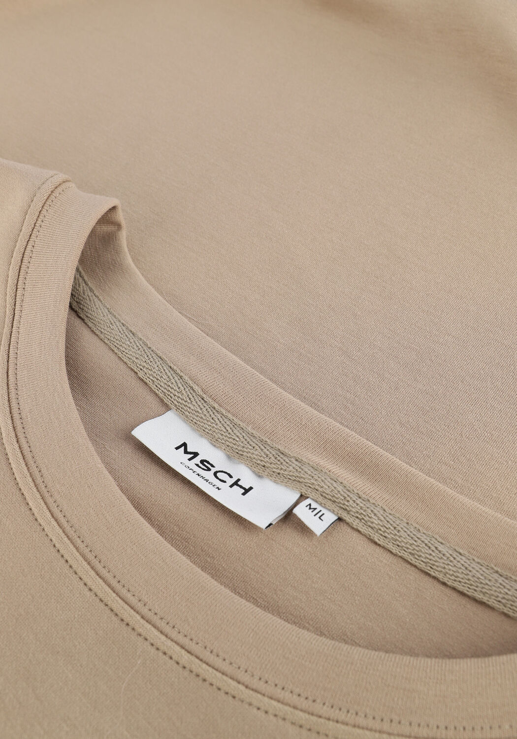 Beige MSCH COPENHAGEN Sweater IMA Q SWEATSHIRT - large