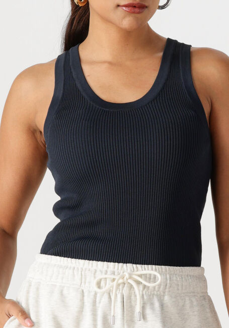 Donkerblauwe WITHBLACK Top WBLLEWIS TANK TOP - large