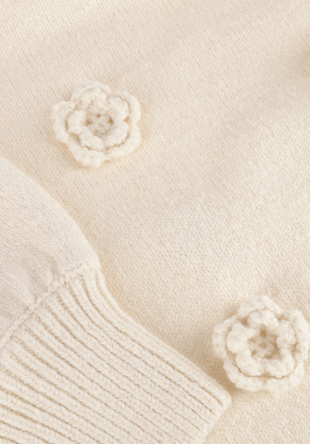 Ecru FABIENNE CHAPOT Trui JOSEFIN PULLOVER - large