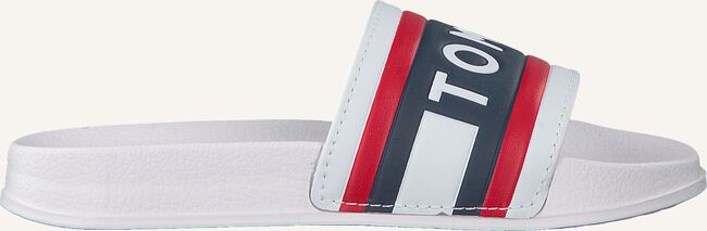 Witte TOMMY HILFIGER Badslippers MAXI LETTERING PRINT POOL Witte TOMMY HILFIGER Badslippers MAXI LETTERING PRINT POOL - large