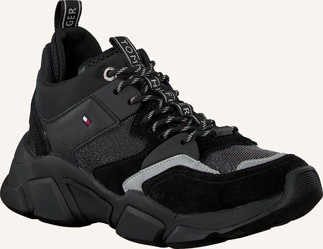 Zwarte TOMMY HILFIGER Lage sneakers MID CUT CHUNKY Zwarte TOMMY HILFIGER Lage sneakers MID CUT CHUNKY - large