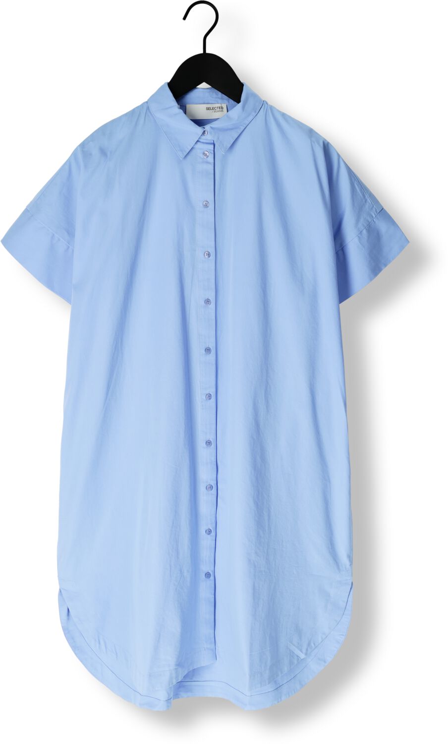 SELECTED FEMME Dames Jurken Slfblair 2 4 Short Shirt Dress Lichtblauw