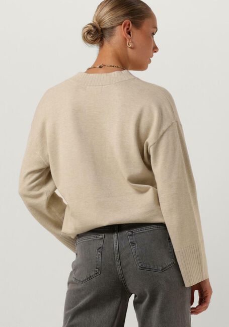 Beige MSCH COPENHAGEN Trui MSCHODANNA RACHELLE V PULLOVER - large