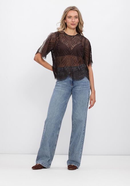 Bruine CO'COUTURE Blouses LETICC LACE BLOUSE - large
