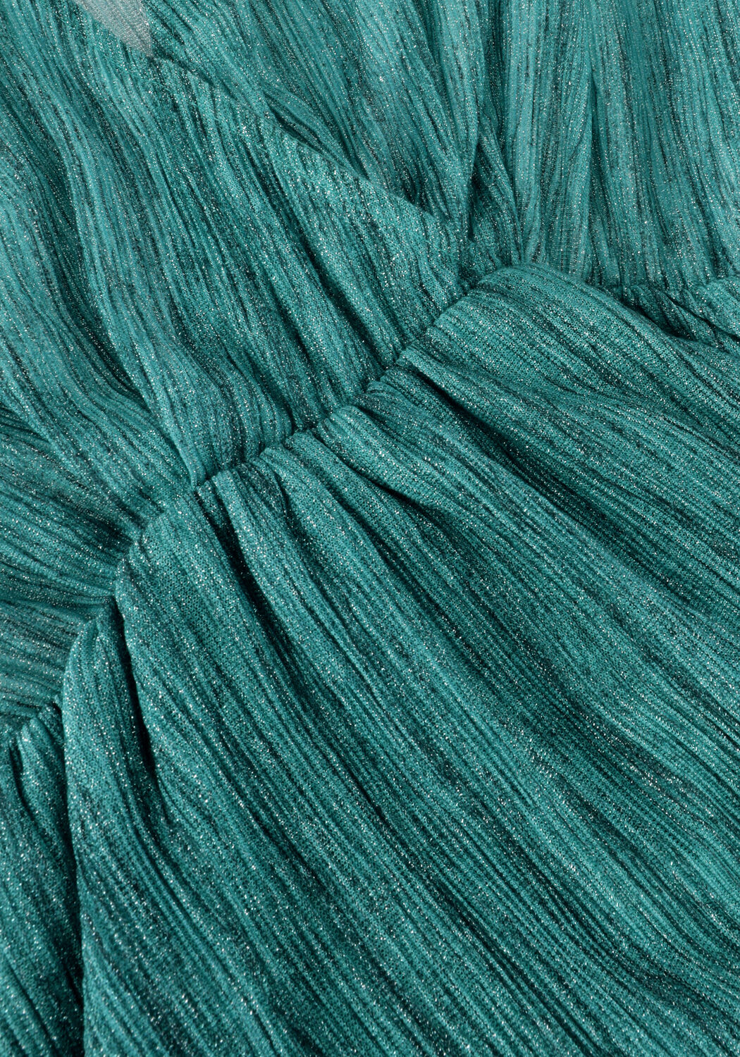 Groene ALIX THE LABEL Mini jurk LADIES KNITTED LUREX DRESS - large