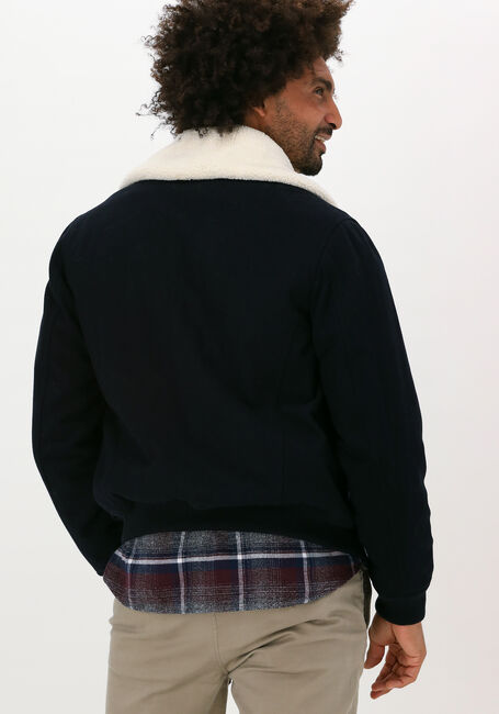 Blauwe SELECTED HOMME Jack SLHWARWICK WOOL BOMBER W - large
