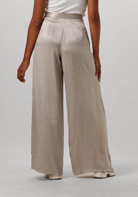 Creme SELECTED FEMME Wijde broek SLFSELENE HW WIDE PANT - large