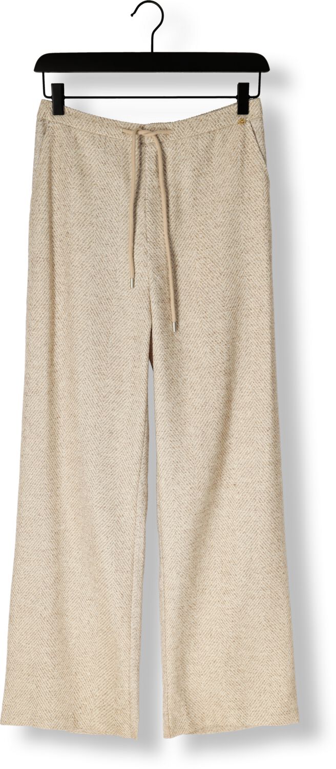 NUKUS Dames Broeken Vera Pants Strass Beige