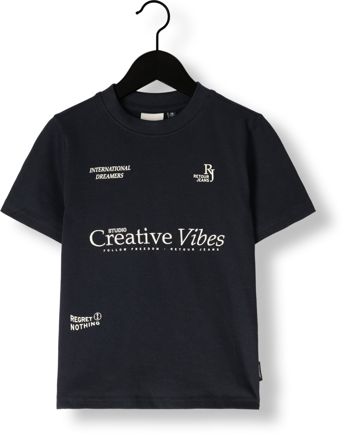 RETOUR Jongens Polo's & T-shirts Randy Donkerblauw
