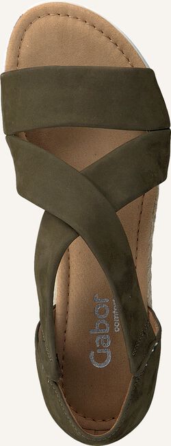 Groene GABOR Platte sandalen 711.1 Groene GABOR Platte sandalen 711.1 - large