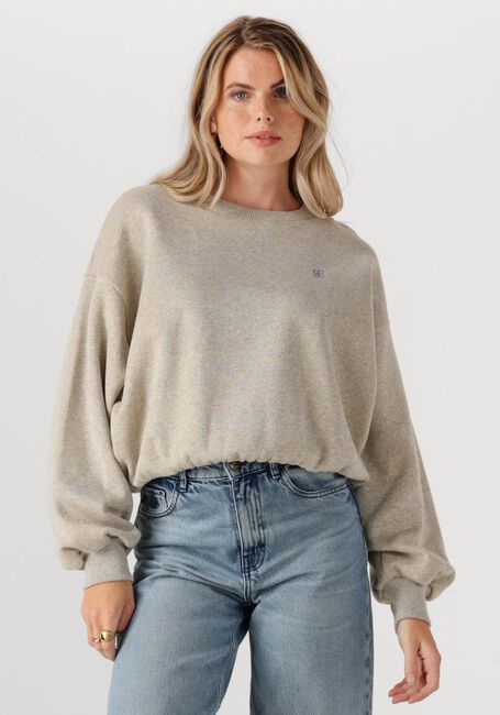 Grijze BY-BAR Trui BODIL SPARKLE SWEATER - large