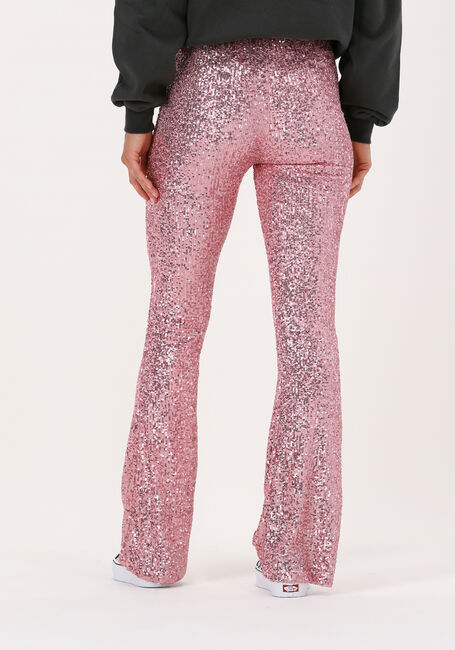 Roze COLOURFUL REBEL Flared broek JOLIE SEQUINS FLARE PANTS - large