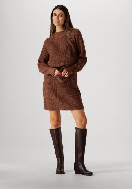 Bruine FREEBIRD Mini jurk KASAN - large