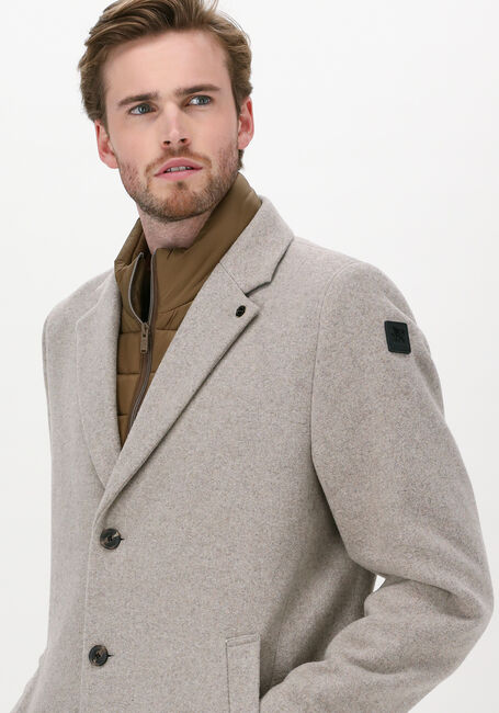 Lichtgrijze VANGUARD Mantel LONG JACKET WOOLER CHOPROAD 2. - large