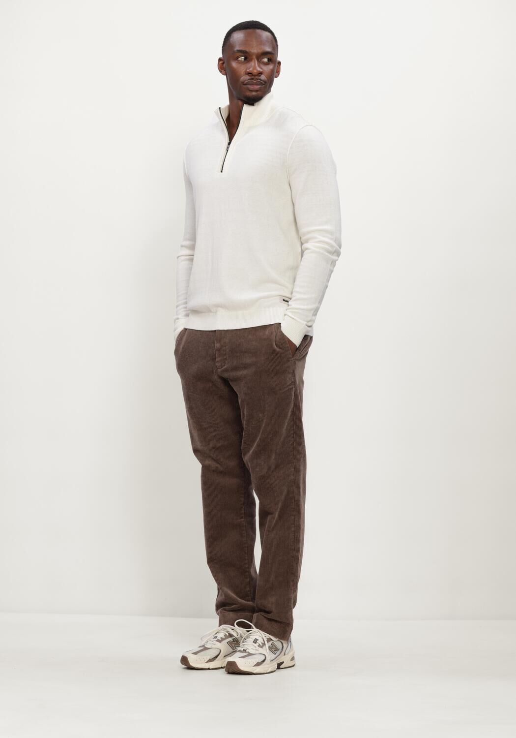 BLUE INDUSTRY Heren Truien & Vesten Knitwear Ecru