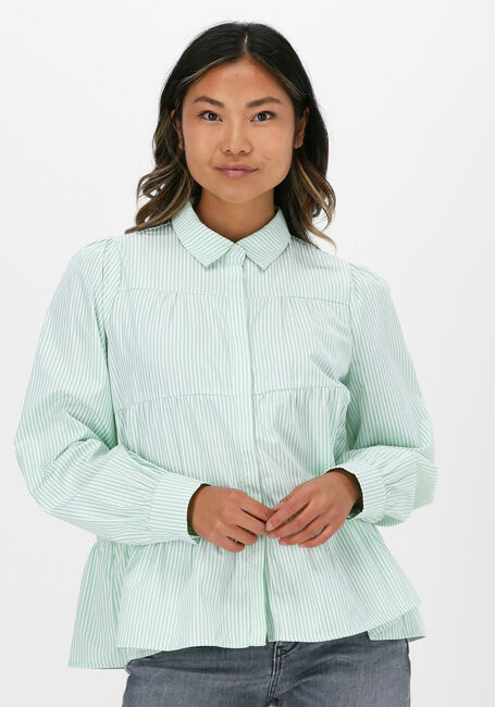 Groene NEO NOIR Blouses RICA STRIPE SHIRT - large
