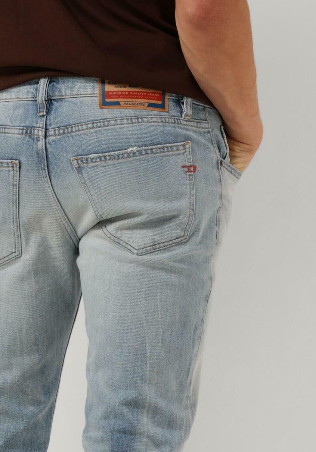 DIESEL Heren Jeans 2019 D-strukt Lichtblauw