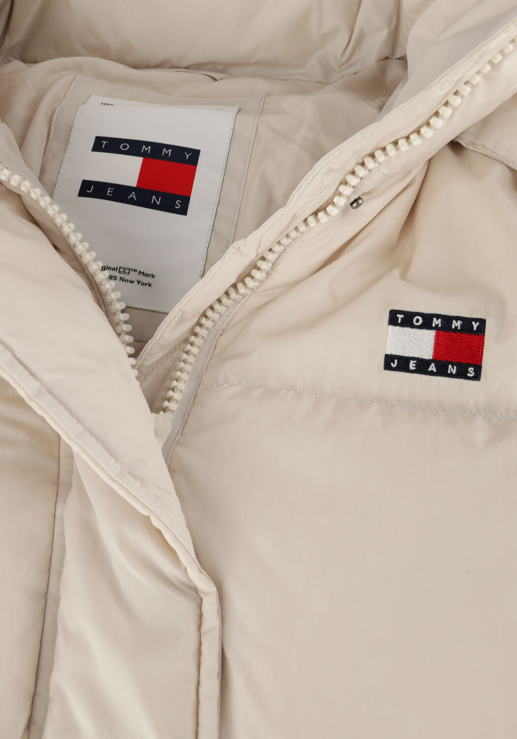 Beige TOMMY JEANS Gewatteerde jas TJW ALASKA LONG PUFFER - large