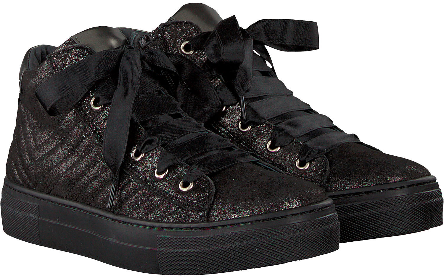 Zwarte OMODA Hoge sneaker 1079 | Omoda