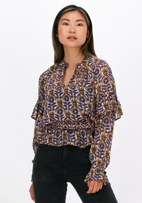 Paarse SCOTCH & SODA Blouses PRINTED RECYCLED POLYESTER TOP - large