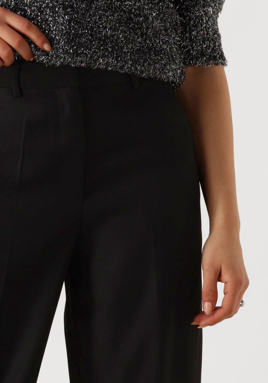 MINUS Dames Broeken Mslivina Straight Leg Pant Zwart