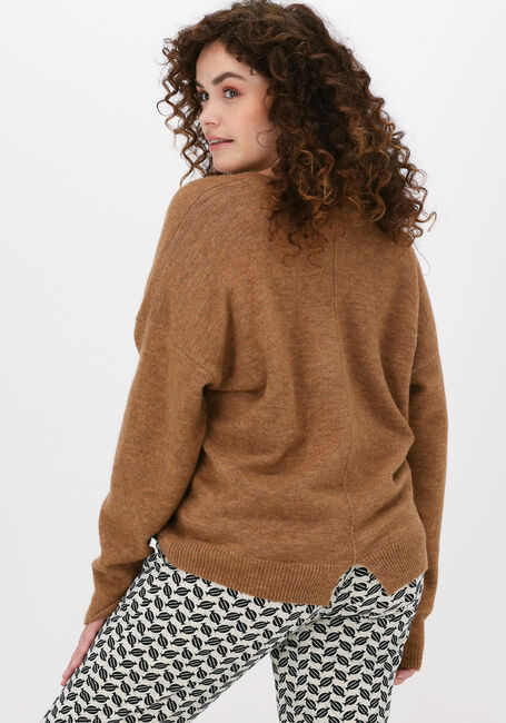Cognac 10DAYS Trui V-NECK SWEATER - large