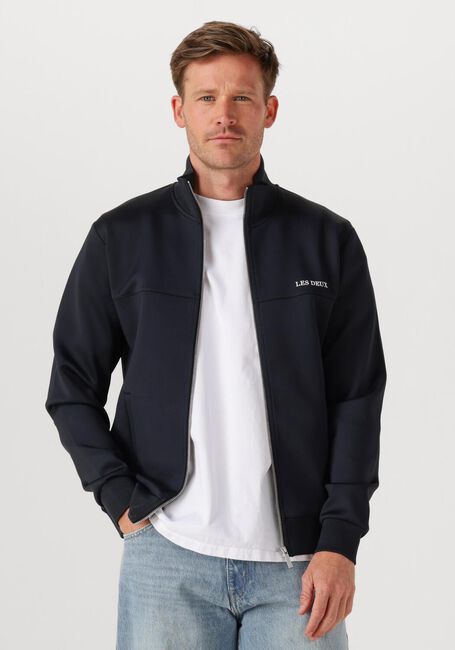 Donkerblauwe LES DEUX Vest BALLIER TRACK JACKET - large