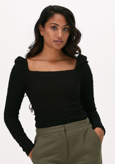 Zwarte ANOTHER LABEL Top KYST TOP L/S - large