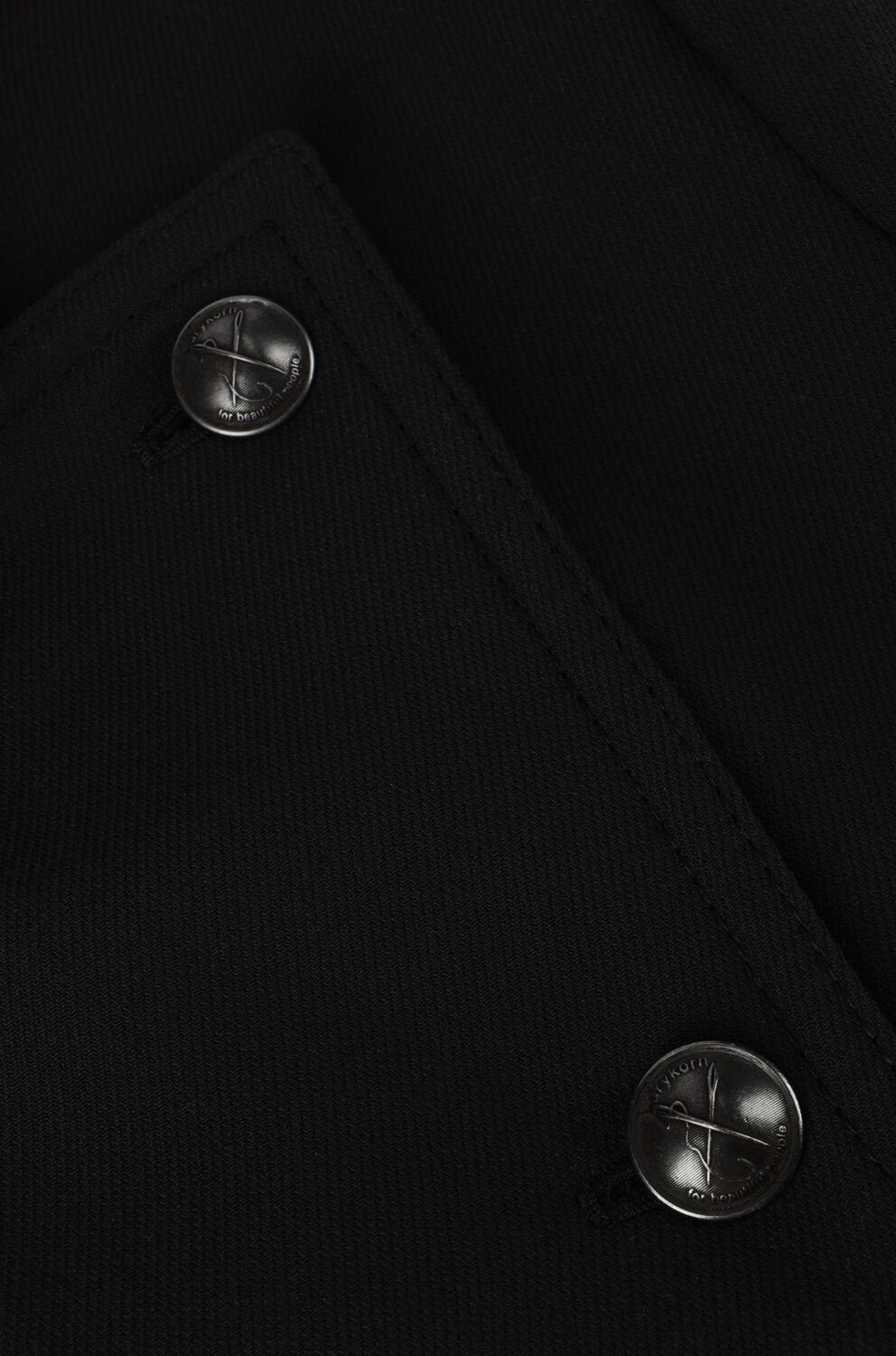 Zwarte DRYKORN Mantel HAWDON 120010 - large