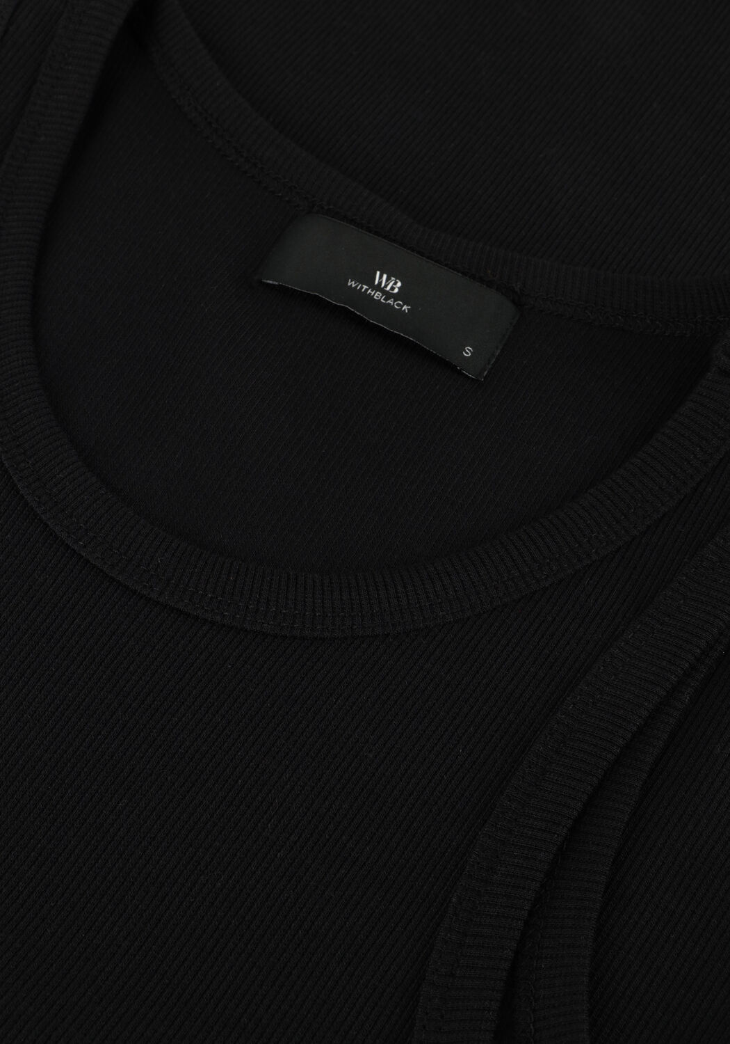 Zwarte WITHBLACK Top WBLDORDI TANK - large